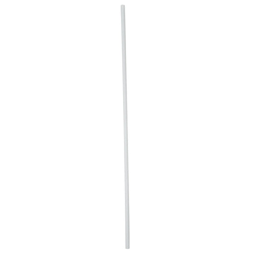 10 Inch Regular Straws White Unwrapped 11500 - 500.