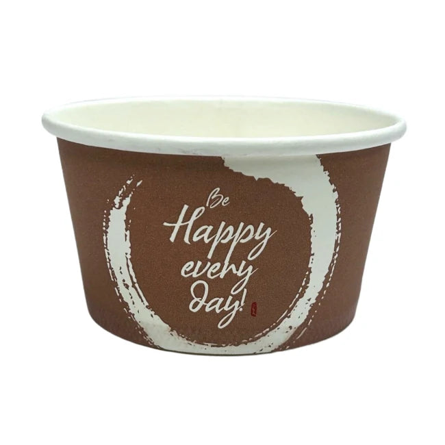 DURA - Pot à soupe en carton imprimé de 12 oz - 500/Caisse