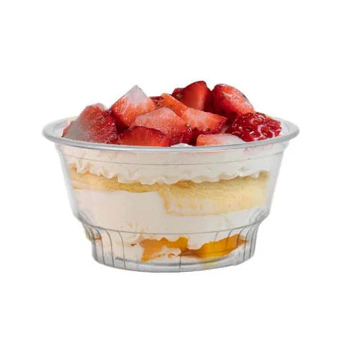 DURA - Tasse à dessert en plastique transparent 8 oz - 50 / Paquet