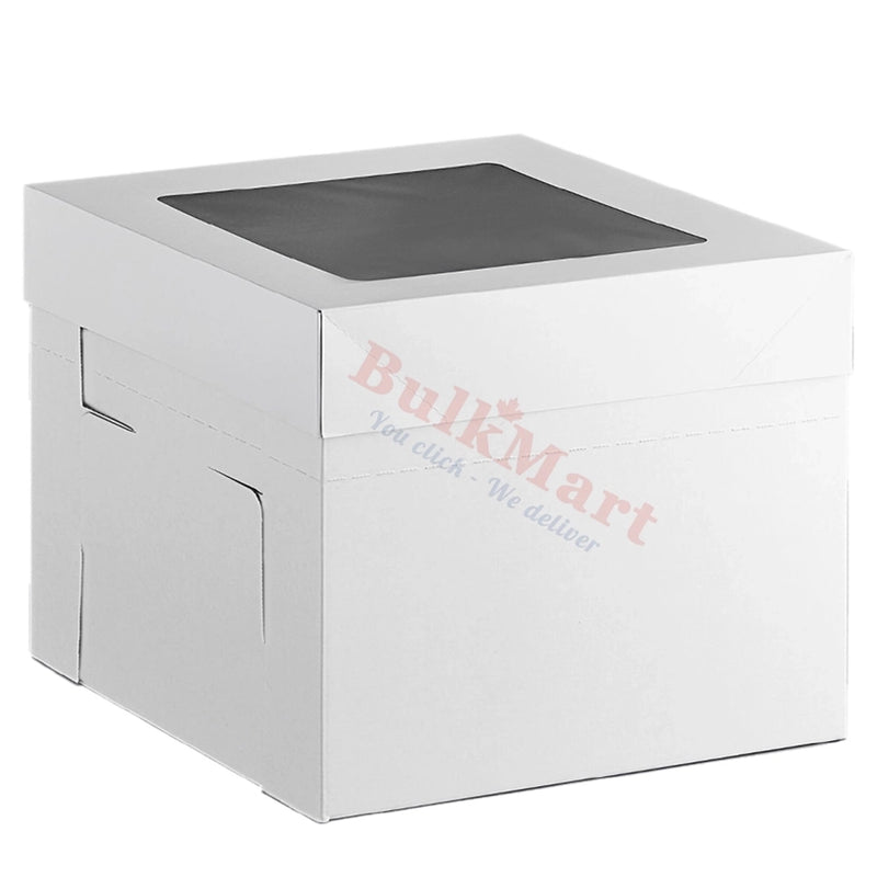 Boîte Flexbox de 18" x 18" x 12" à hauteur réglable pour gâteaux/pâtisseries - 25/Caisse