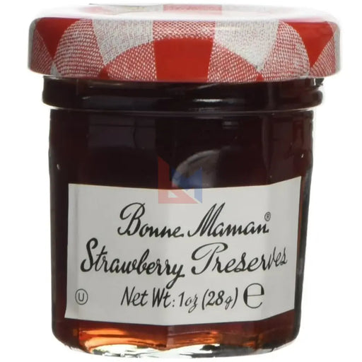 Bonne Maman - Strawberry Preserves Mini Jars Kosher 1 Oz - 4 x 15/Pack