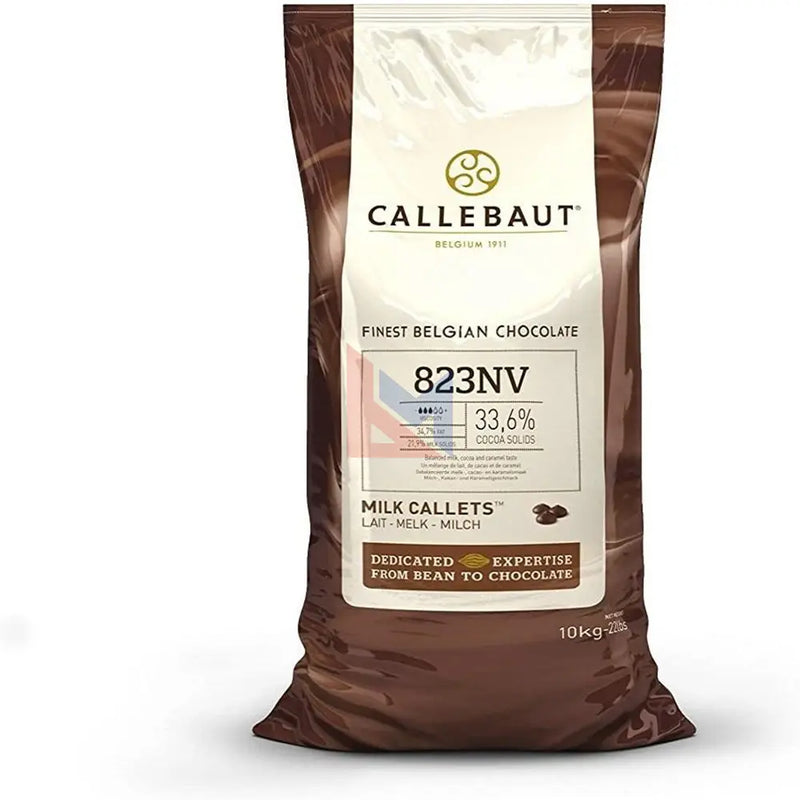 Callebaut - 823NV-595 Callets de chocolat au lait 33,6% - 2 x 10 Kg