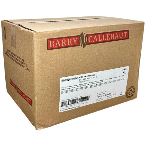Callebaut - Dairy Free Semi Sweet Dark Chocolate Chip 10,000 Ct 50 Lbs