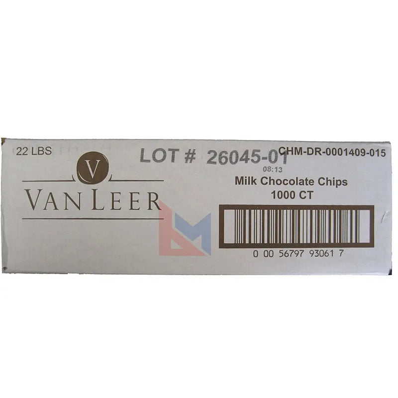 Van Leer - Pépites de chocolat au lait 1000 pièces - 10 Kg