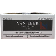 Callebaut Van Leer - Semi Sweet Chocolate Chips 4000 Count - 10 Kg