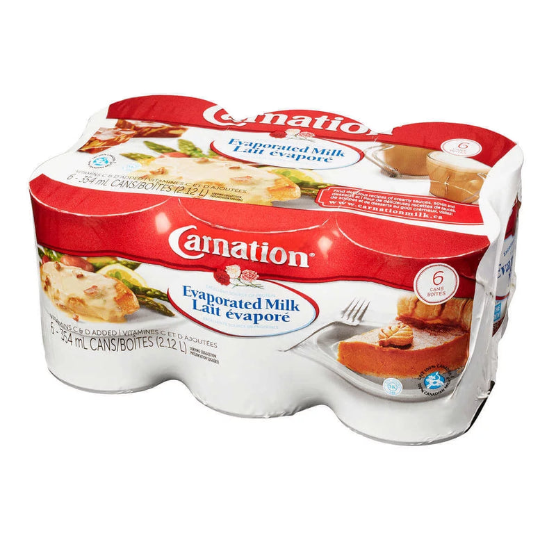 Carnation - Leche evaporada - 6 x 354 ml