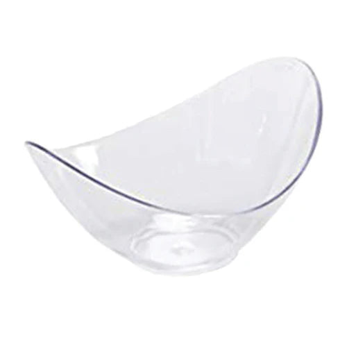 Caterline - Plateau de restauration thermoformé rond transparent de 12" - 5 / Paquet