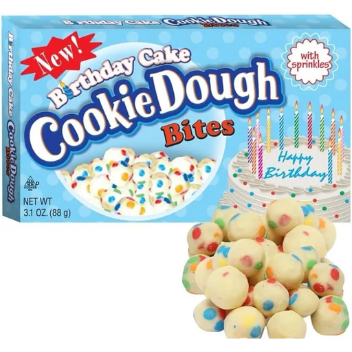 Cookie Dough Bites Birthday Cake Theatre Box 12 x 88g