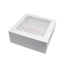 E.B. Box - 6 Cupcake Box With Window White 10