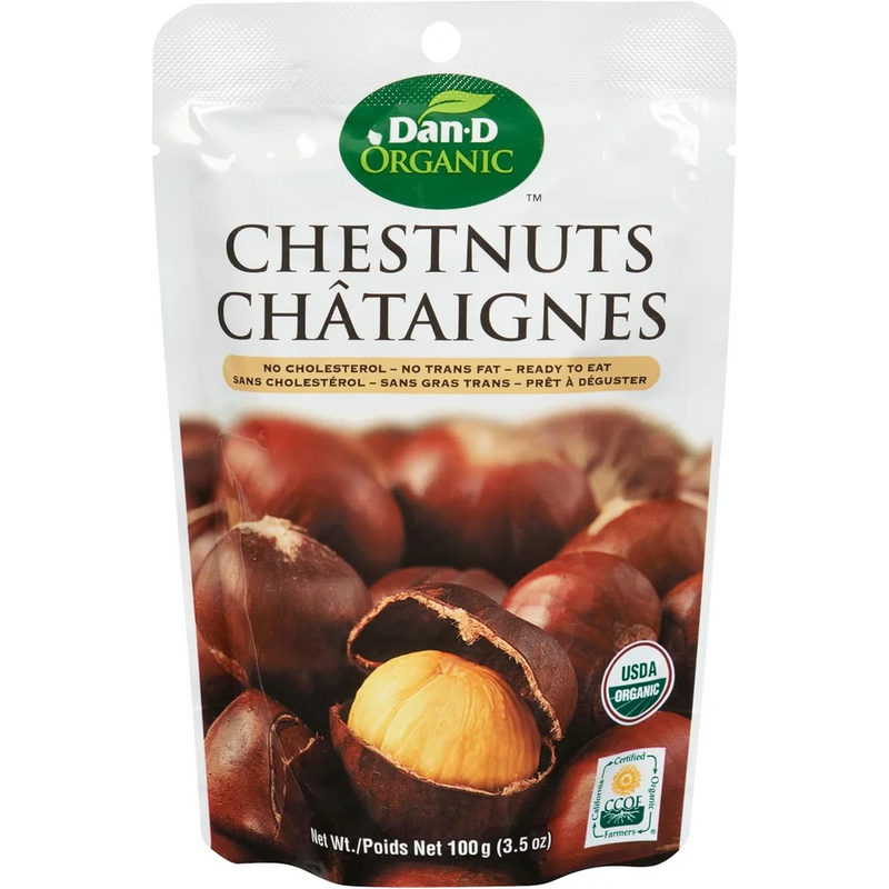 Dan D Pak - Organic Chestnuts - 3 x 100g