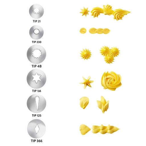 Wilton - Dessert Decorator Pro Stainless Steel Cake Decorating Tool - 1 Set
