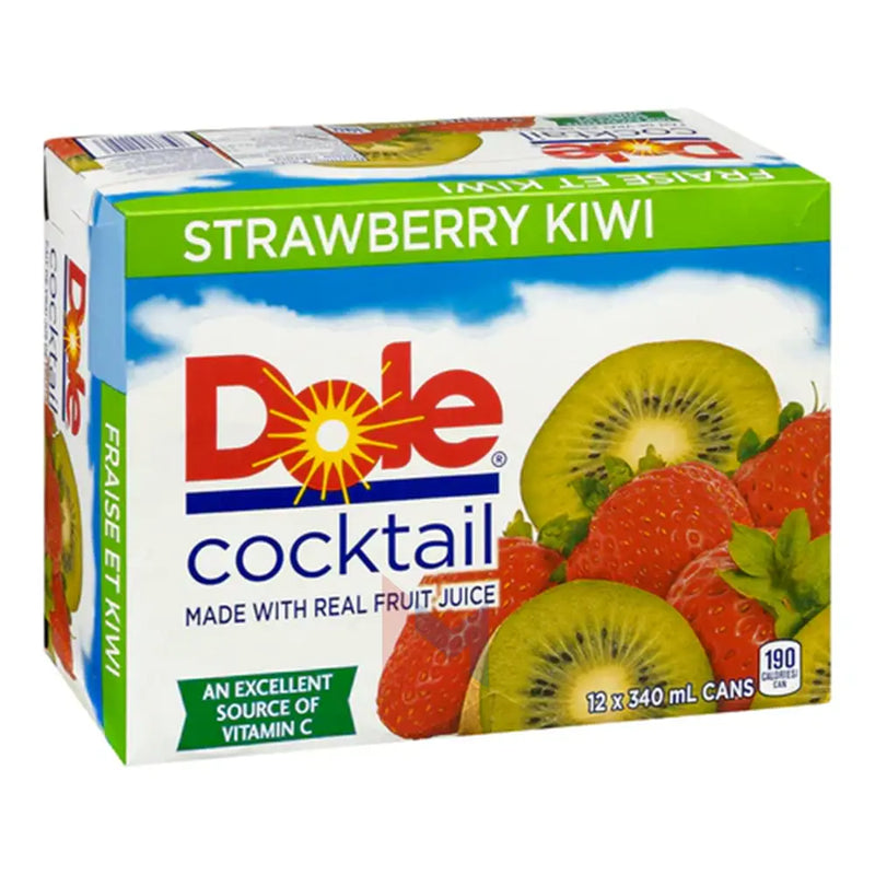 Dole - Cocktail Fraise Kiwi - 12 x 340 ml