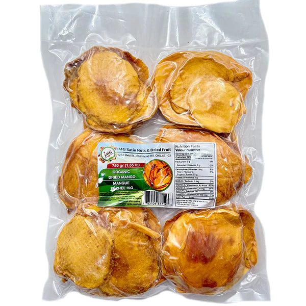 Dried Organic Mango Slices - 750 g