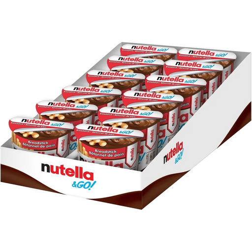 Ferrero - Nutella & Go Hazelnut Spread & Breadsticks - 12 x 52g