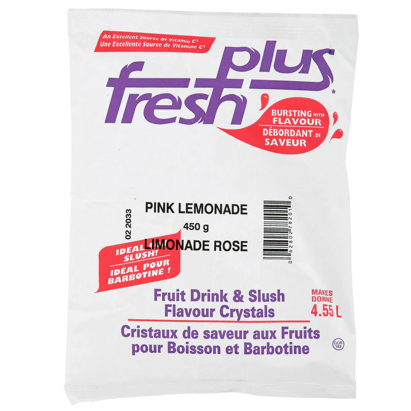 Fresh Plus - Pink Lemonade Drink Crystals - 450g