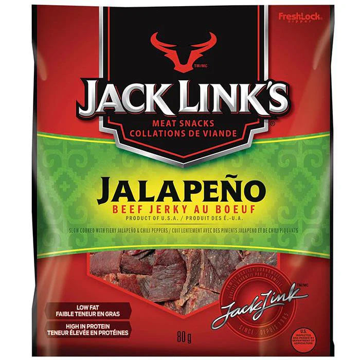 Jack Links - Carne seca con jalapeño - 4 x 80g