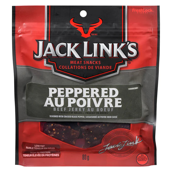 Jack Links - Bœuf séché poivré - 4 x 80g