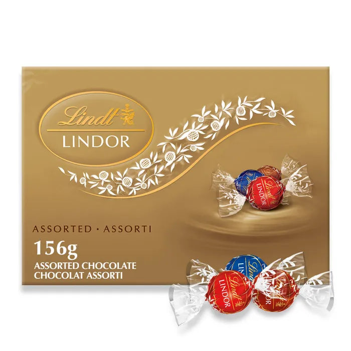 Lindt - Lindor Assorted Chocolate Truffles Box - 156g