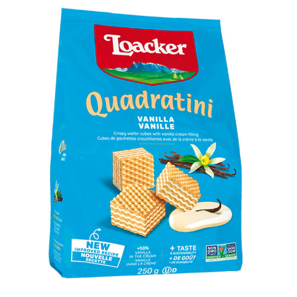 Loacker - Gaufrettes Quadratini Vanille - 6 x 250g