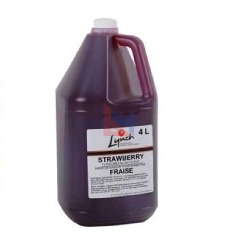 Lynch - Sirop de barbotine aux fraises - 4 L