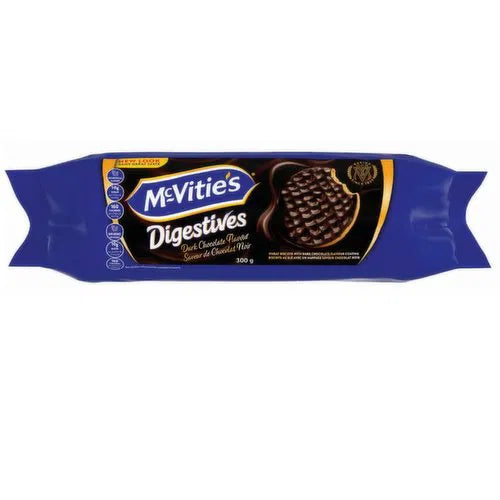 McVities - Digestives Dark Chocolate Biscuits - 12 x 300g
