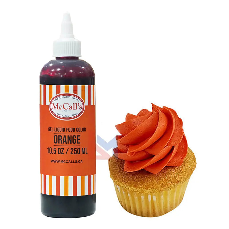 Mccall's - Colorant Alimentaire Gel Liquide Orange - 250 ml