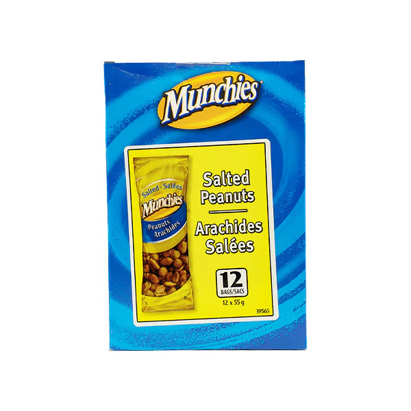 Munchies - Cacahuètes salées - 12 x 55g