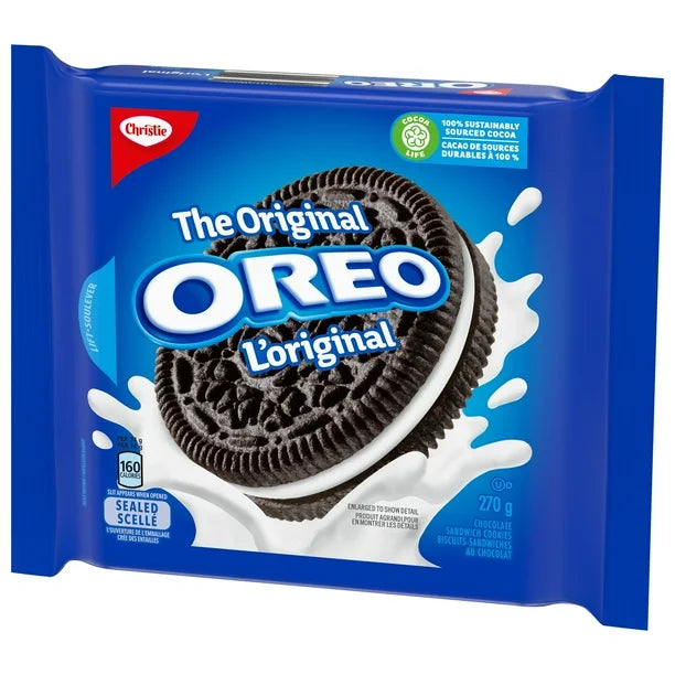 Oreo - Galletas sándwich de chocolate originales - 12 x 270 g