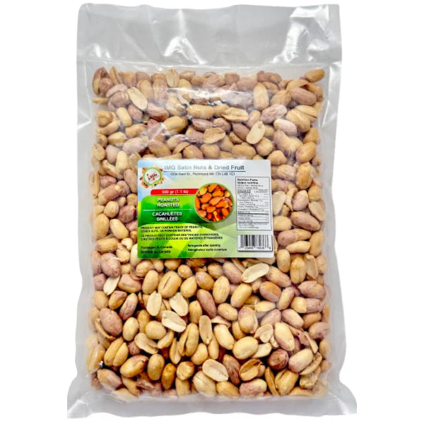 Prosperidad - Cacahuetes Blanqueados Sin Sal Tostados - 11,34 Kg