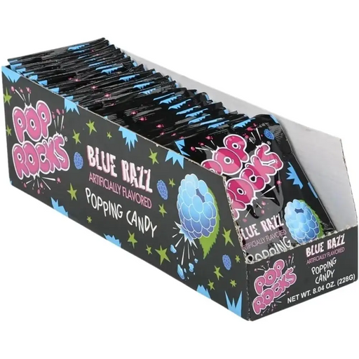 Pop Rocks - Blue Raspberry Popping Candy - 24 x 9.5g