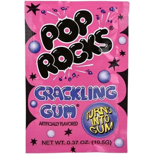 Pop Rocks - Popping Bubble Gum Crackling Gum - 24 x 9.5g