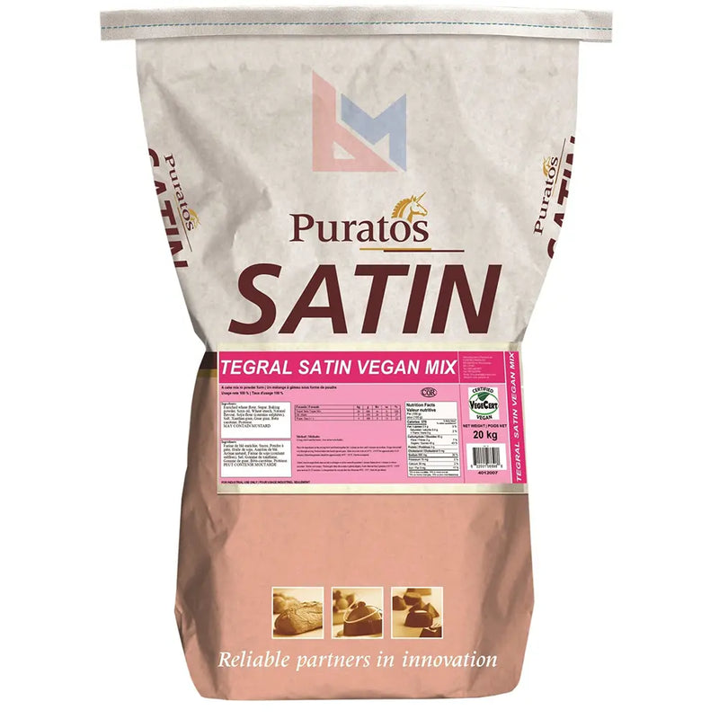 Puratos - Mélange à gâteau végétalien Tegral Satin - 20 Kg