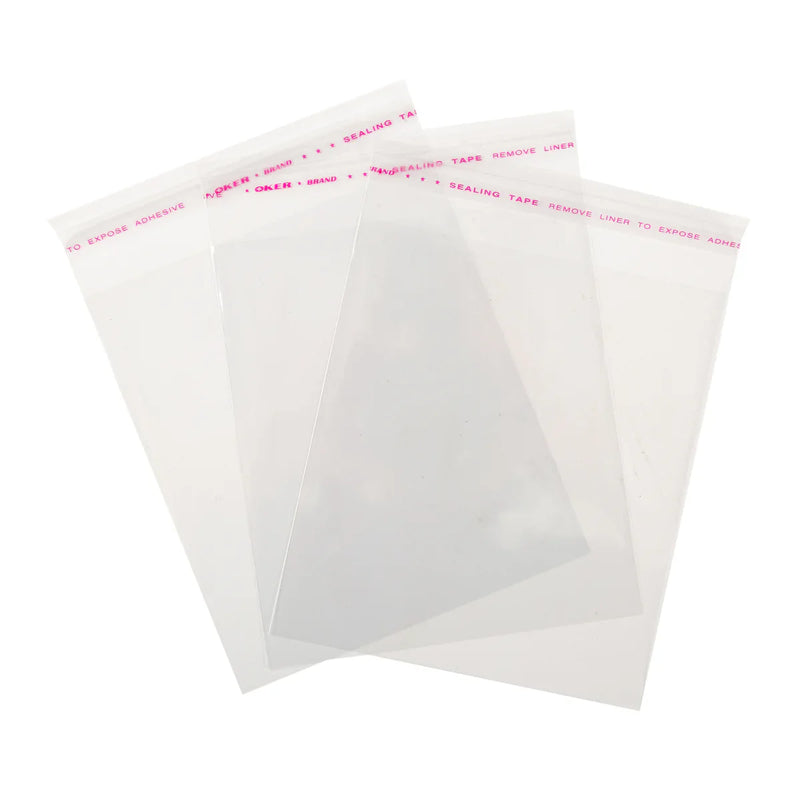 Hypax - Sacs en polyéthylène refermables avec bande 8" x 11" - 50 / Paquet