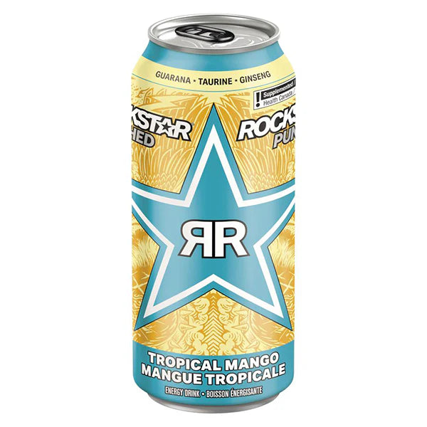 Rockstar - Punched Tropical Mango - 12 x 473 ml