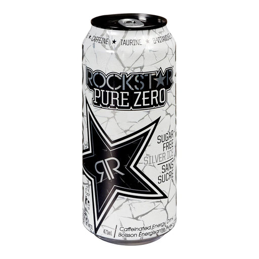 Rockstar - Pure Zero Silver Ice - 12 x 473 ml