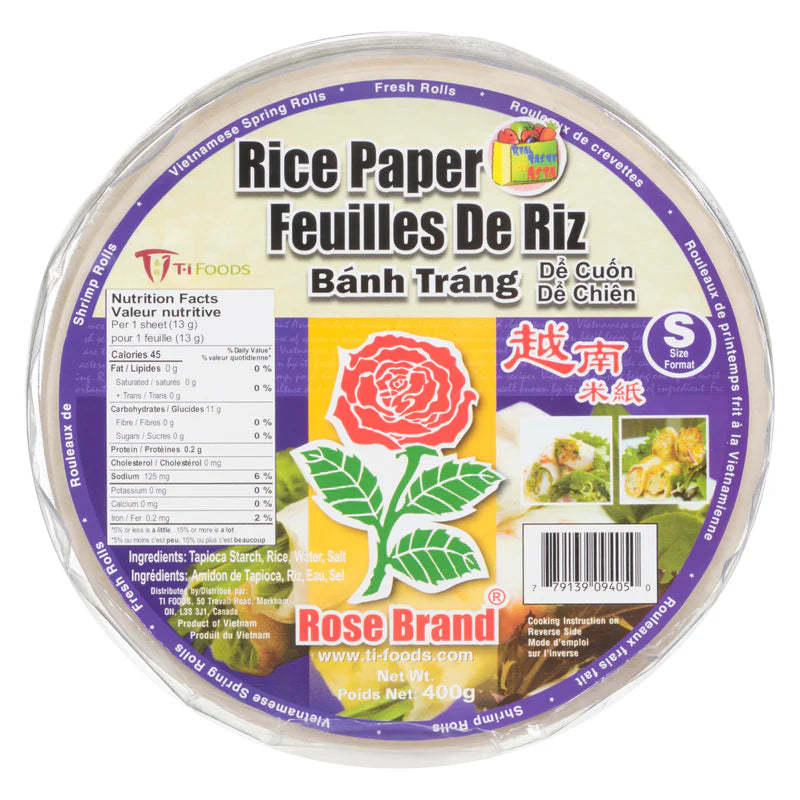 Rose - Rice Paper 16cm - 2 x 400g