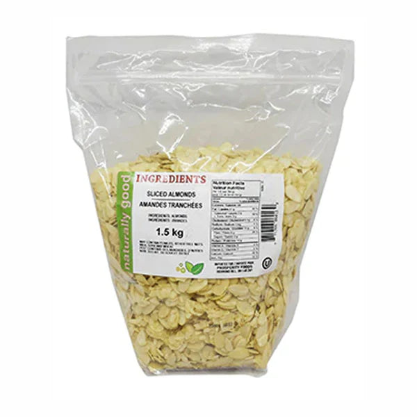 Récolte - Amandes tranchées blanchies - 5 Lbs