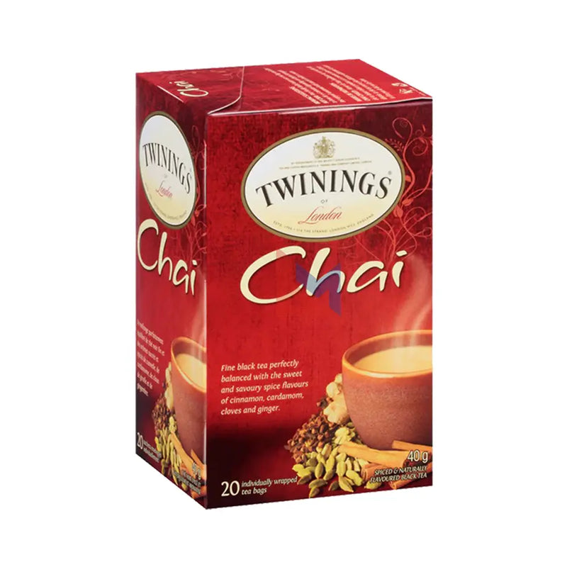 Twinings - Thé Noir Chaï Épicé - Paquet de 20
