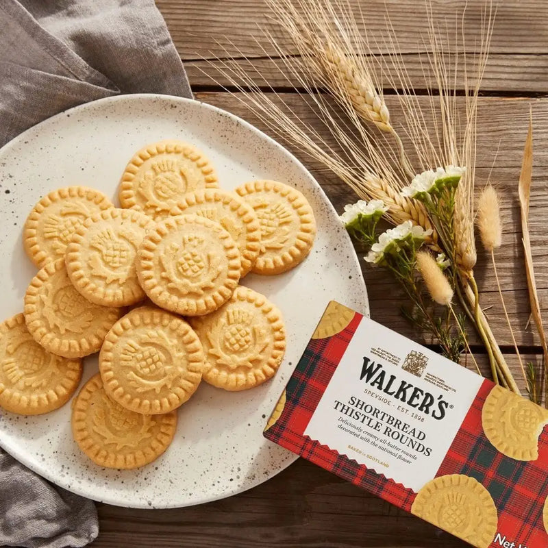 Walkers - Biscuits sablés pur beurre en rondelles - 3 x 150g