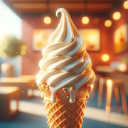 White Chocolate Cone Dip Topping