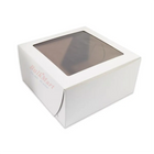 E.B. Box - White Window Cake / Bakery Box 10
