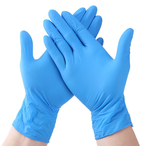Nitrile Examination Gloves Medium Powder Free Violet/Blue - 100/Pack