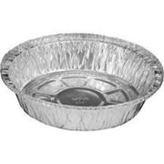 MC - 9" Round Heavy Aluminum Foil Takeout Container - 500/Case - Bulk Mart