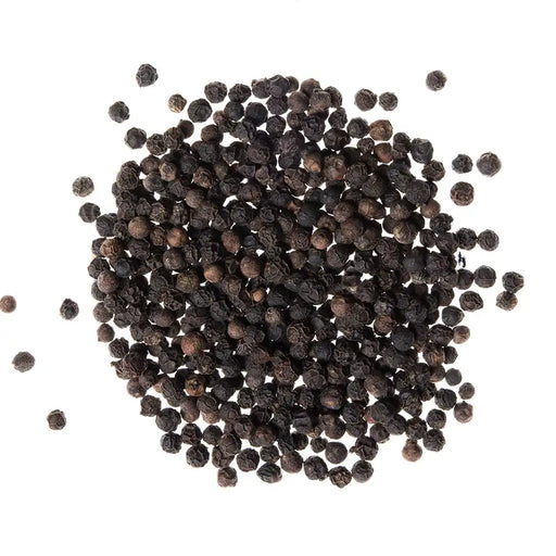 whole black pepper