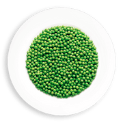 Clic - Green Peas Cooked - 6 x 100 oz - Bulk Mart