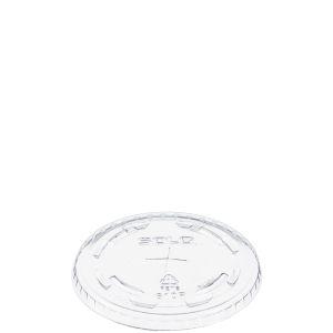 Dart - 610TS Clear Flat Straw Slot Lid For TP9D-TP10D - 10x100/Case - Bulk Mart