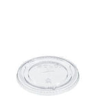 DURA - Clear Flat Lids Straw Slot For 7-10 Oz, 78mm PET - 100/Pack