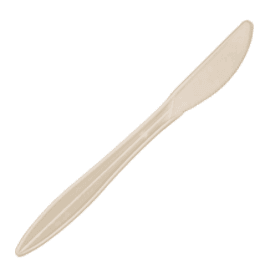 DURA - Heavy Bio-Based Compostable Knife Natural Color - 1000/Case - Bulk Mart