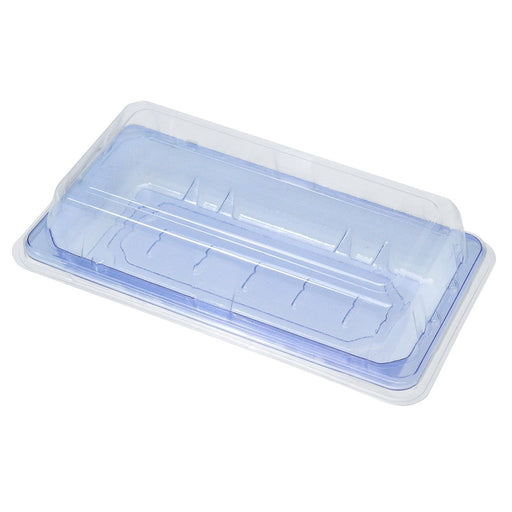 DURA - Rectangular Sushi Tray With Lid Set 220 x 139 x 20mm - 400/Case - Bulk Mart