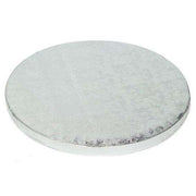 Enjay - 10" Round x 1/2" Thick Silver Cake Board - 12 / Case - Bulk Mart